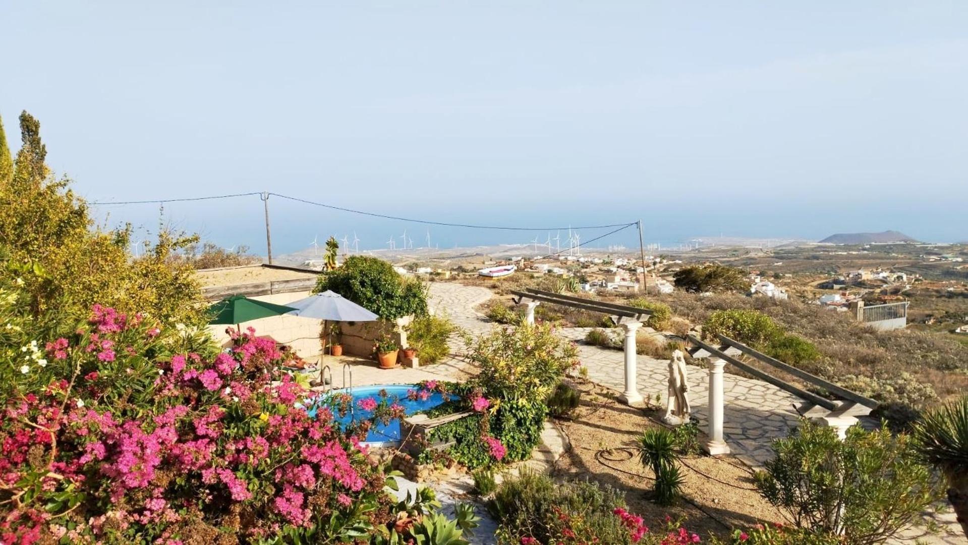 -Casa Azul-Arico Viejo La Sabinita - Baden, Wandern, Klettern, Individualurlaub Jenseits Des Massentourismus, Vila Exterior foto