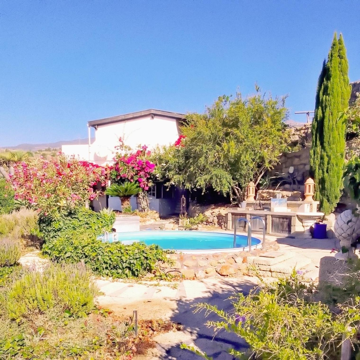 -Casa Azul-Arico Viejo La Sabinita - Baden, Wandern, Klettern, Individualurlaub Jenseits Des Massentourismus, Vila Exterior foto